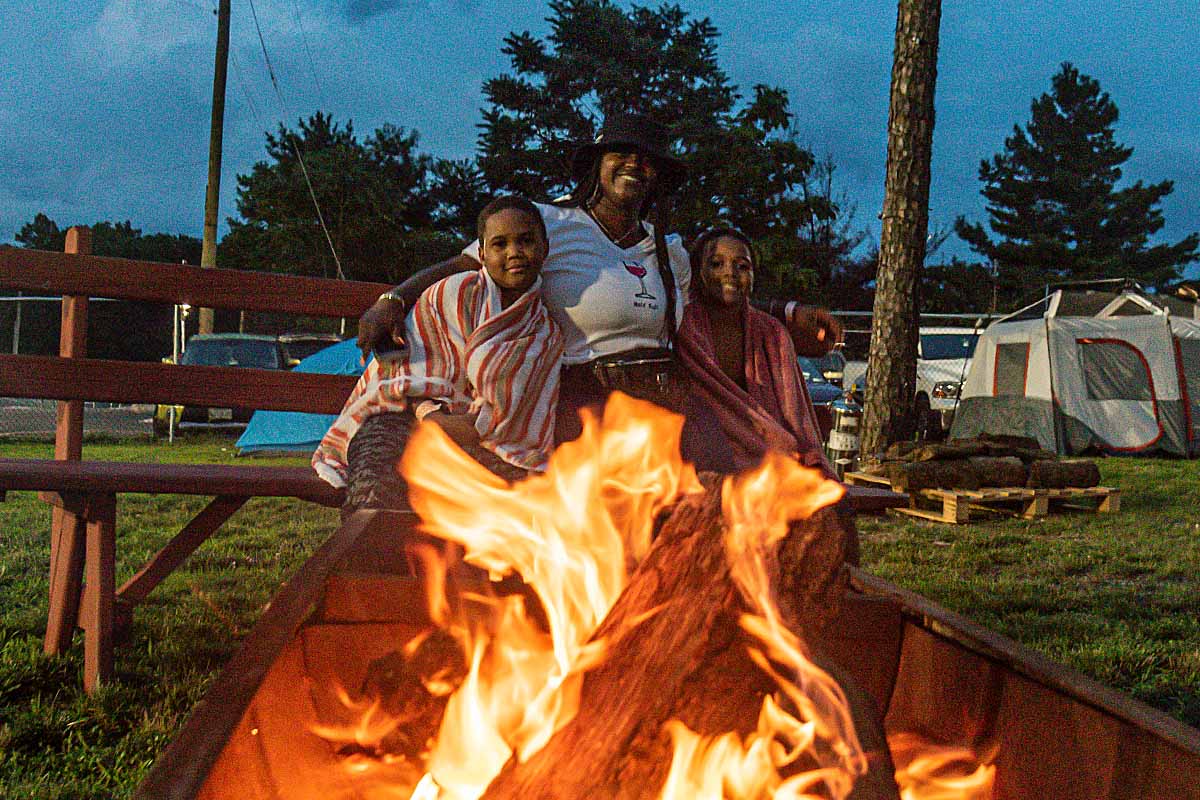 family campfire